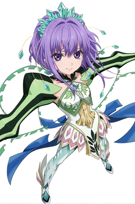 <lora:add-detail-xl:1>source anime, detailed, official art, masterpiece,
<lora:HandFineTuning_XL:1>
BREAK,
white background,
standing, light smile, dynamic pose, dynamic angle,
BREAK,
<lora:littlequeen_pdxl_v01:0.8>littlequeen, purple hair, purple eyes, sidelocks, short hair, green dress, hair ornament, puffy sleeves, clothing cutout, tight pants, white tight pants, white footwear, chain,