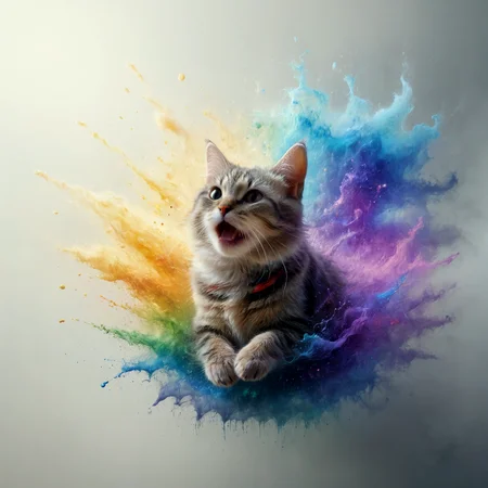 A cat exploding in a cloud of happiness.
<lora:Splash01a_CE_XL_300-OT:0.6> splshCE_style