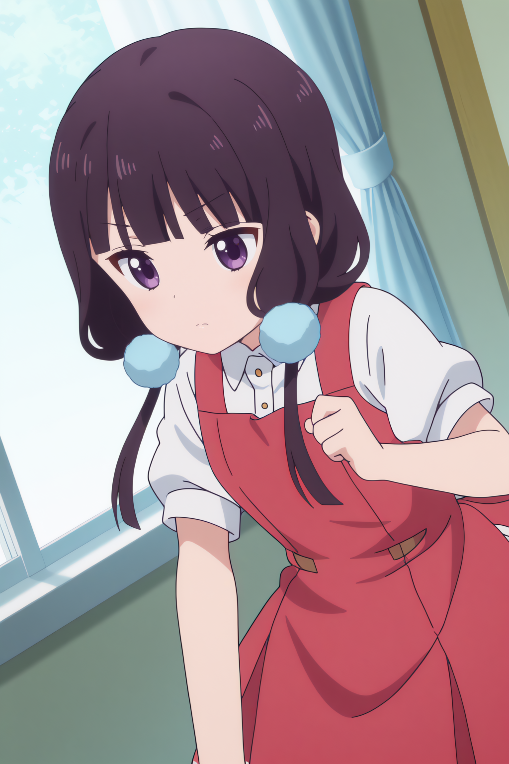 newest, dynamic pose, Maika Sakuranomiya <lora:Blend_S_-_Maika_Sakuranomiya_-_illustrious:0.8>