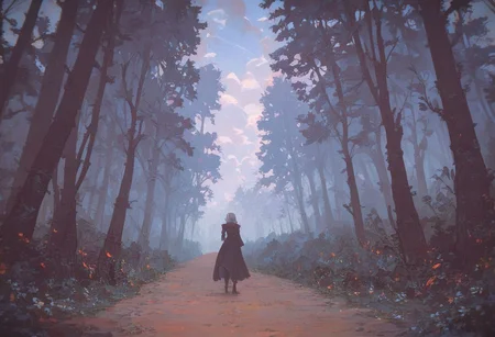 score_9_up, score_8_up, score_7_up, masterpiece, 4k
castel gates, looking at the gates, path to the gate, forest, darkness, dark sky, night time