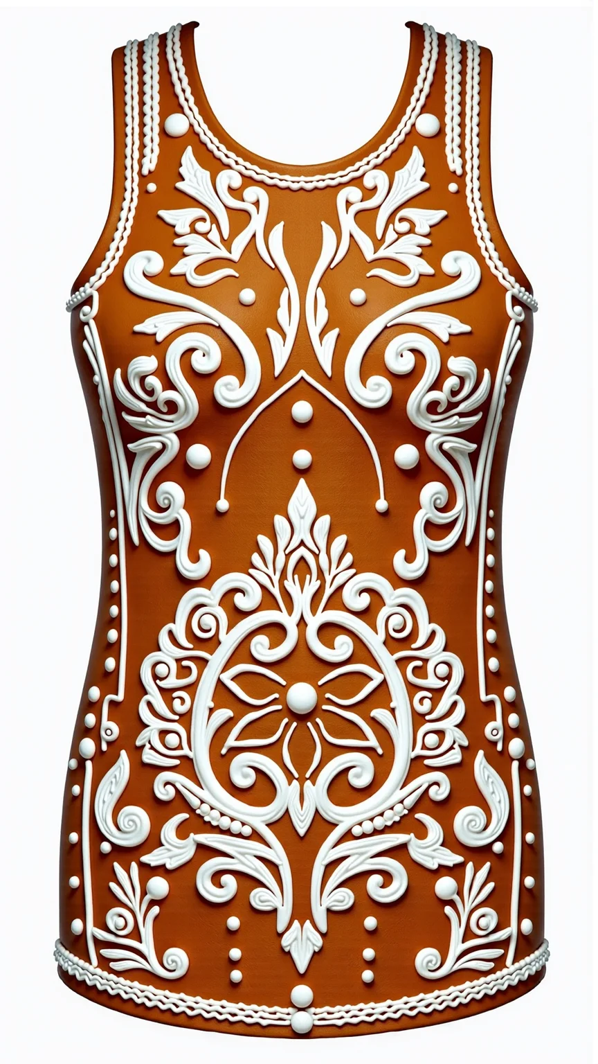 GingerbreadStyle and made entirely out of gingerbread and frosting, a Shirts
<lora:GingerbreadStyleFlux:0.9>