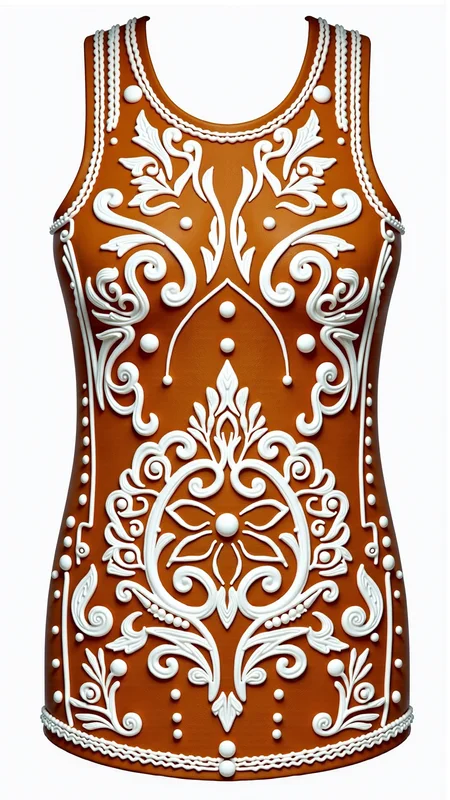 GingerbreadStyle and made entirely out of gingerbread and frosting, a Shirts
<lora:GingerbreadStyleFlux:0.9>