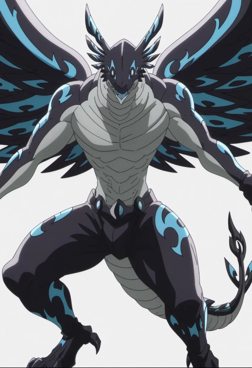 score_9, score_8_up, score_7_up, source_anime, rating_safe, DragonologiaFT, 1dragon, pokemon (creature), anime screencap, black-blue Dragonologia body carapace, grey Dragonologia underbelly, black-blue Dragonologia wings,, black-blue Dragonologia claw, black-blue Dragonologia hind legs, black-blue Dragonologia tail,