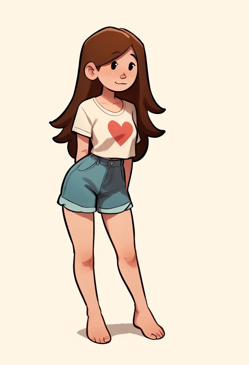 score_9, score_8_up, score_7_up, score_6_up, score_5_up,  1girl, solo, full body,
(source_cartoon),
<lora:Mal (Storybooth) (Pony):0.85>
Mal_Storybooth, brown hair, long hair, straight hair, dot eyes,
<lora:Expressive_H:0.7> Expressiveh,
<lora:add-detail-xl:0.9>