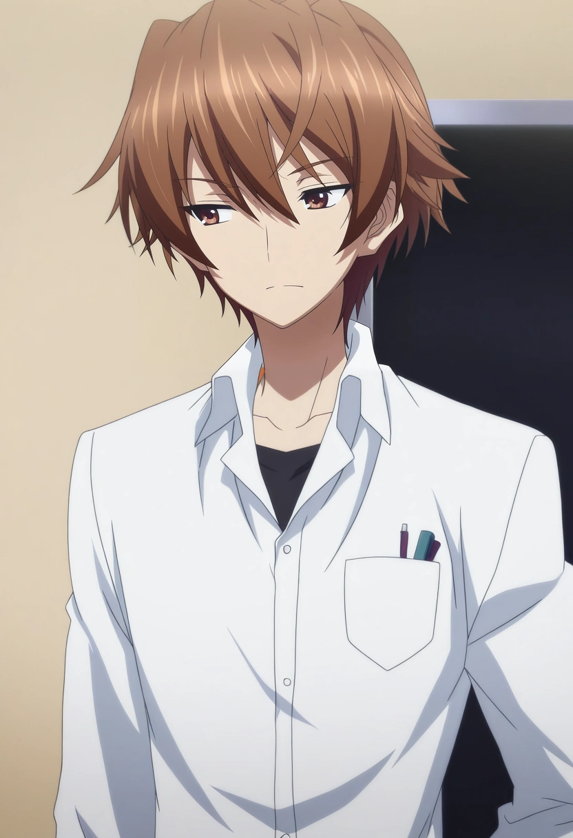 masterpiece, best quality, intricate details, anime screencap, , ,, 1boy, solo, male focus, <lora:takeya_iizuka_ilxl:1>, takeya_iizuka, brown hair, brown eyes, short hair, ,