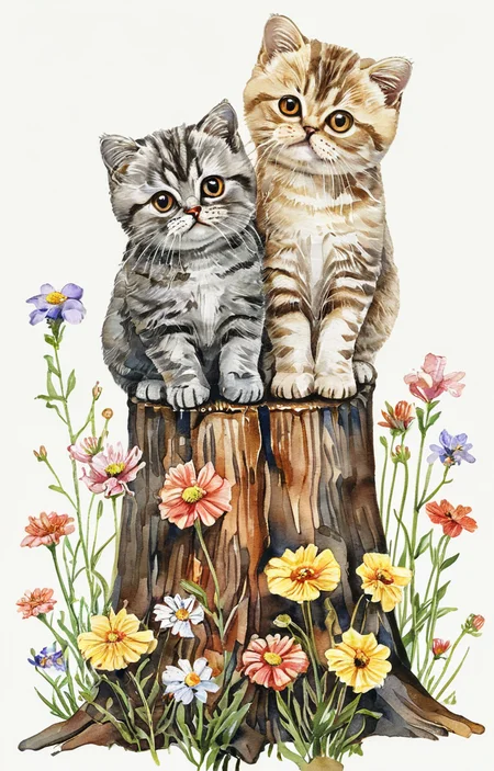 masterpiece,best quality,<lora:tbh31-sdxl:0.9>,illustration,cat animals