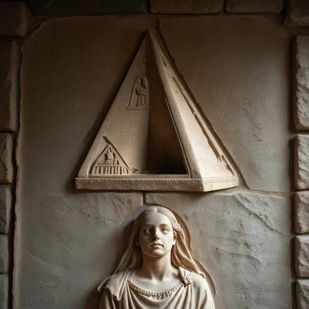 score_9, score_8_up, score_7_up, stone murals, empty eyes, pyramid, sun, anthro worshippers, upside-down devil face underneath,
BREAK,
indoors, cave