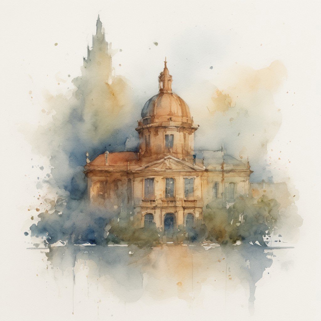 <lora:watercolor_lora:1.0>, city