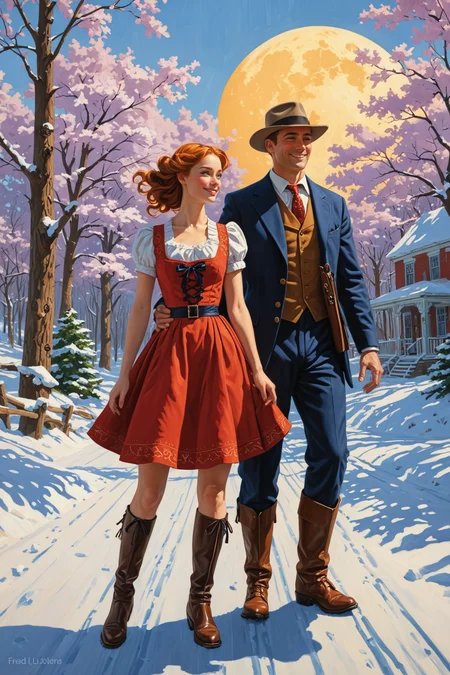 by Fred Ludekens and Andrew Macara in the style of Lisa Keene and Yelena Zhavoronkova