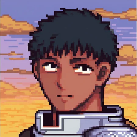 score_9, score_8_up, score_7_up, source_anime BREAK
, solo, fegbaportraits, portrait, white dungeon meshi,background, portrait,pixel,pixel art,
BREAK
kabru, kabru original outfit, short hair, black hair, 1boy, male focus, dungeon meshi, dark skin, armor, gauntlets, chainmail
BREAK
Landscape, Chinese building, orange sky, clouds,