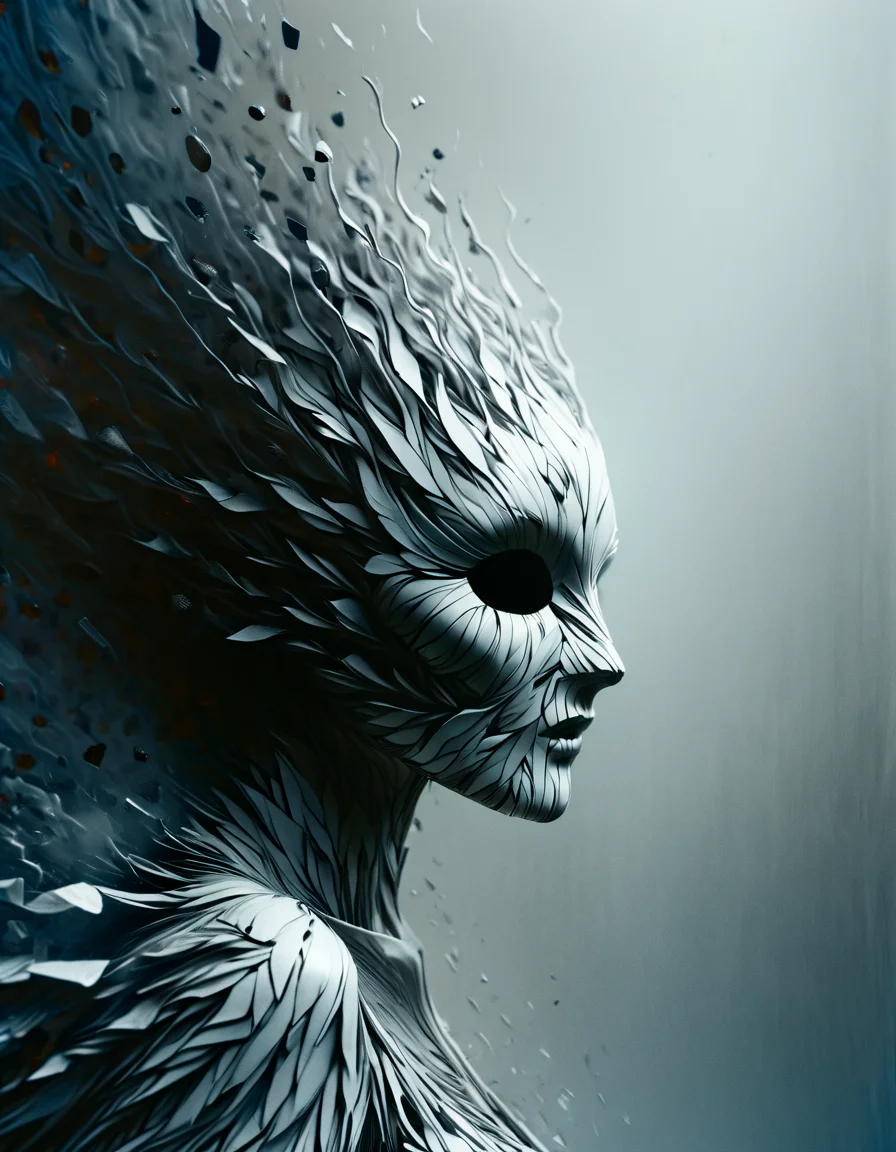 high quality, high detail, masterpiece, Capture an unsettling scene of dark demonic female figures wearing (white:1.5) half-face masks and robes emerges from shadows of eerie hellscape, high quality, high detail, masterpiece, Capture an unsettling scene of dark demonic female figures wearing (white:1.5) half-face masks and robes emerges from shadows of eerie hellscape, dramatic cinematic light, detailed, relaxed, full theatrical composition, extremely fine aesthetic, intricate, innocent, highly pleasing color, deep colors, striking dynamic, rich vivid, beautiful, epic