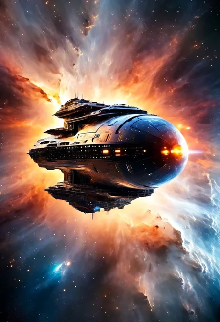 (((extremely details of incredible huge spacecraft super cruiser ship with earth in background))), science_fiction, nasa, interstellar, alien, starwars, space, planet, nebula, galaxy, spectacular, drifting in deep space. 4k, high-detail hyperrealism, HD quality, high-detail masterpiece, 8K, deep black of space,