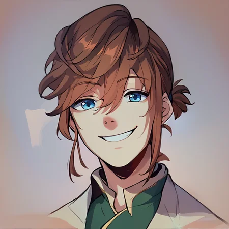 score_9, score_8_up, score_7_up,score_6_up, 1boy,solo, looking at viewer , medium shot,<lora:Arthur-30:0.9> Arthur, blue eyes, brown hair <lora:detailed_notrigger:0.8>, kind smile, waist up,