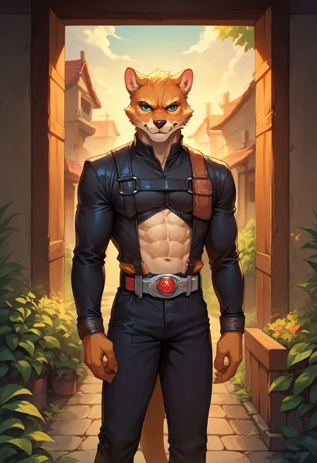 score_9, score_8_up, score_7_up, source_furry,
rider belt