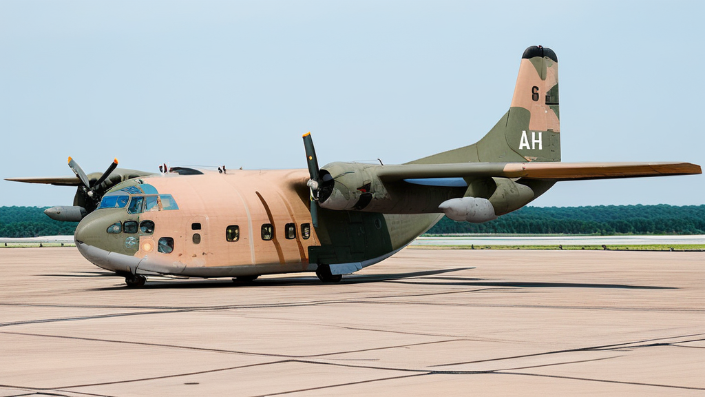technical photograph of USAF (AIR_C123:2) sitting on an air force base runway, extremely detailed, infinite depth of field, f1.4,  <lora:AC_C123:1>
