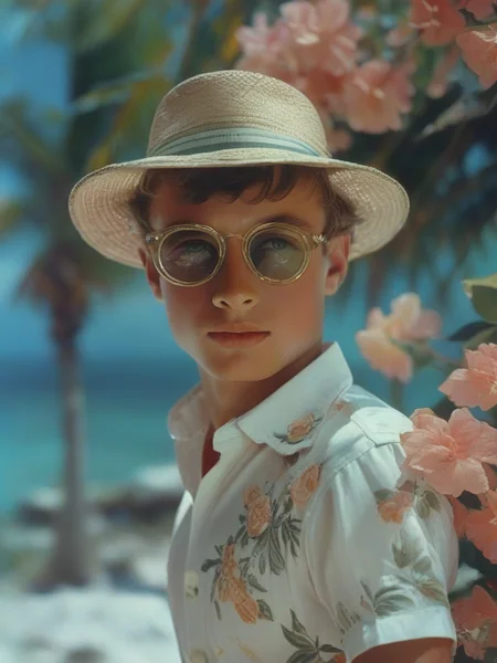 masterpiece,best quality,portrait of boy,portrait of character,style of Slim Aarons,<lora:tbh103-sdxl:1>,