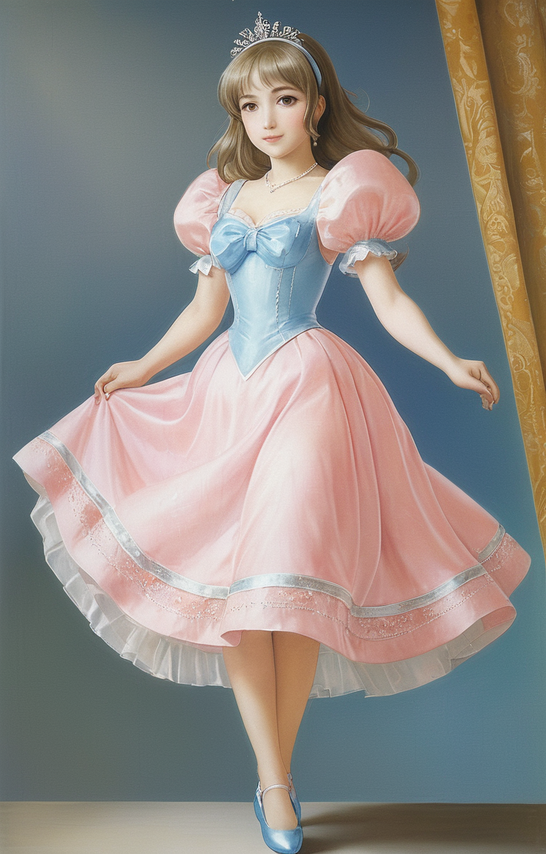 masterpiece,best quality,<lora:tbh217-sdxl:0.9>,illustration,style of William Zorach portrait of idolmaster cinderella girls,