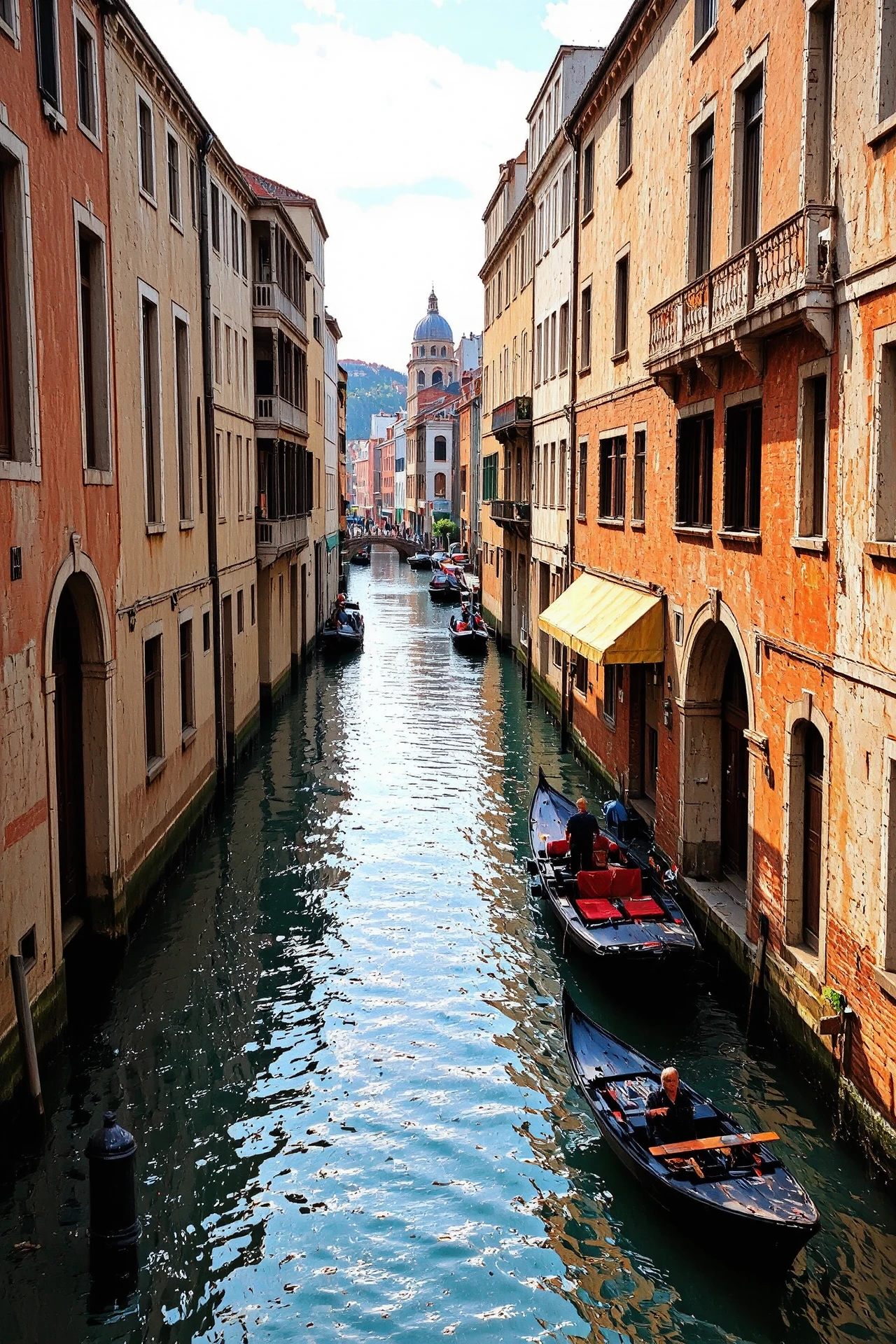 beautiful landscape, canals of venice, gondolier, multilayer paint splash style, <lora:Hand v2:1> <lora:Anti-Blur:1> <lora:Insane Detail Slider:0.5>   <lora:Flux.1_Turbo_Detailer:0.6>   <lora:flux-photo-transparent_Alpha_1.0:0.8> <lora:flux.1_lora_flyway_Epic-detail_v2:1>   <lora:Painterly01b_CE_FLUX_AIT:0.8> pntrlyCE_style