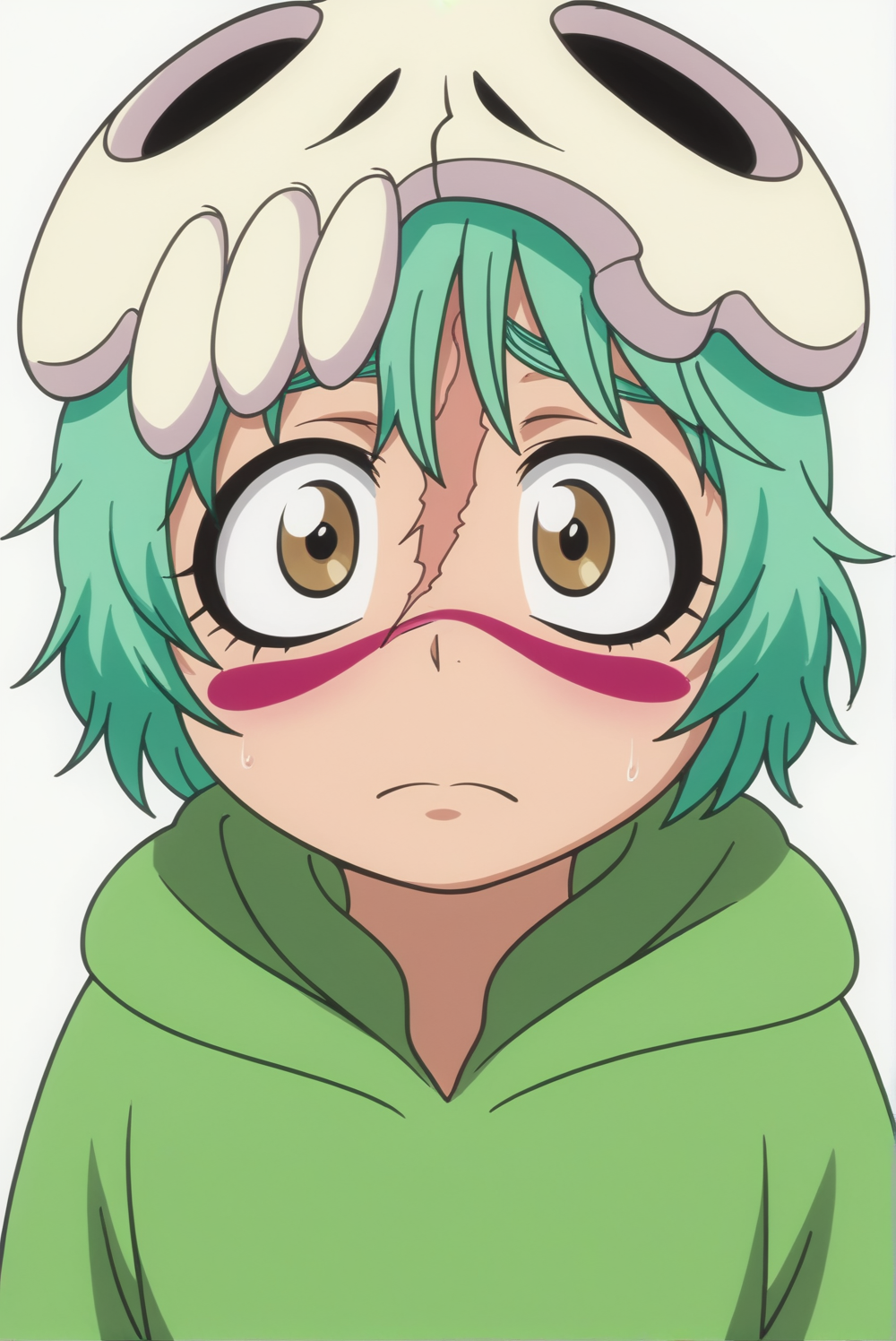 <lora:Nelliel:0.7>,  Nelliel, white background, upper body