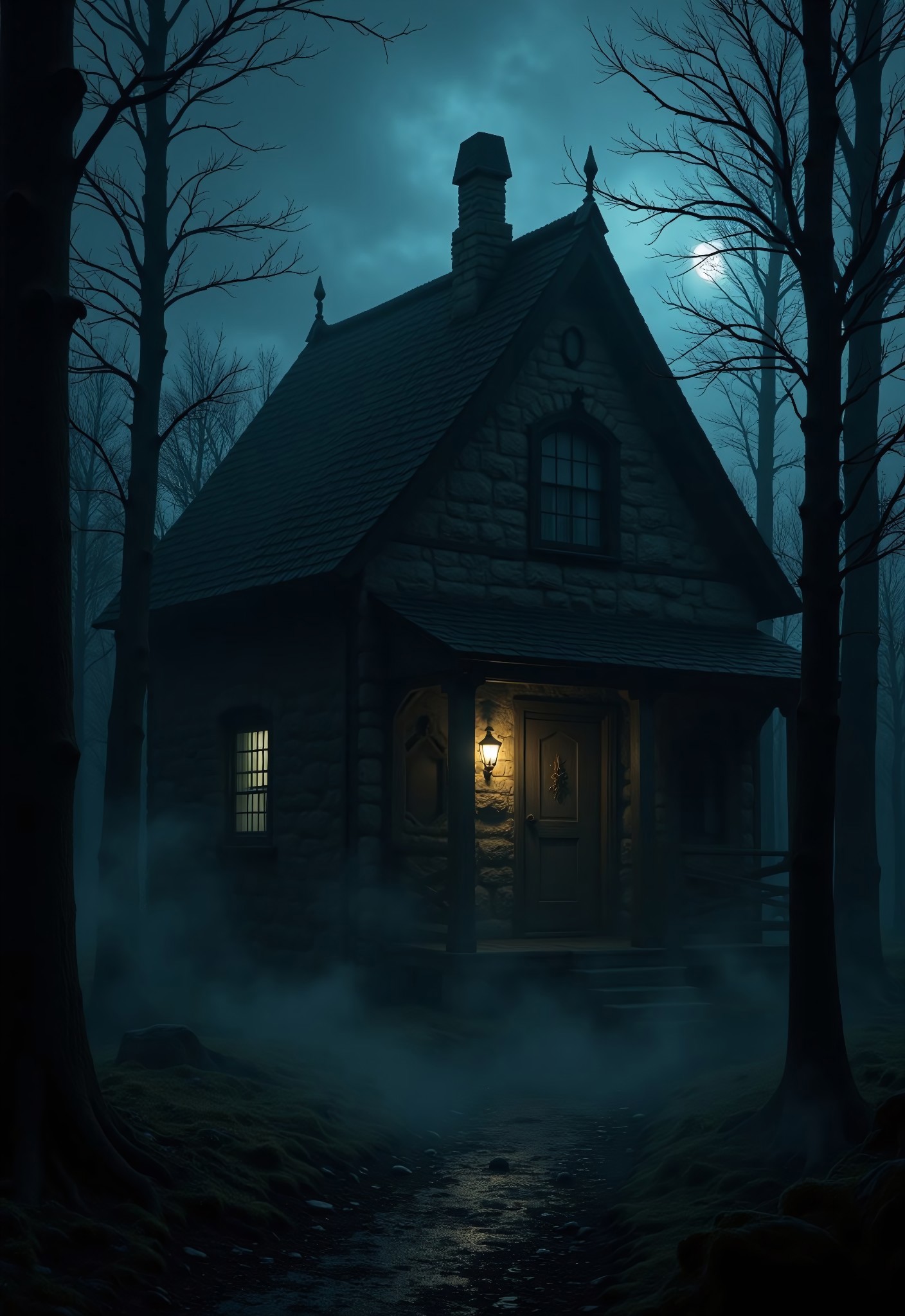 aidmaimageupgrader, a high quality digital image of an there's something here, something evil, it's cursed, god is not here today, they glow at night