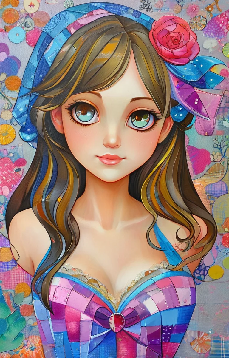 masterpiece,best quality,<lora:tbh203-sdxl:0.9>,illustration,style of Wlad Safronow portrait of idolmaster cinderella girls,