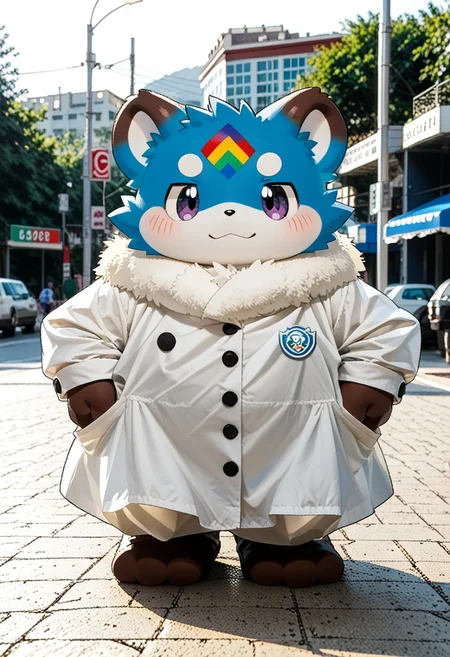 score_9, score_8_up, score_7_up, ((((sdgs6fkg4by zuppu11)))), photo background, 1boy, furry, kemono, cute, solo, full body, zPDXL3