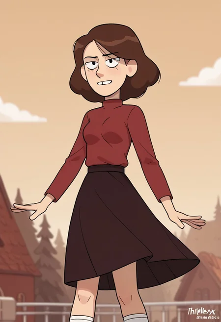 score_9, score_8, score_7, score_6,
triplevexx, solo, CHJohanna, Upskirt, prom dress,
Action: She is mid-dance, with a look of pure joy