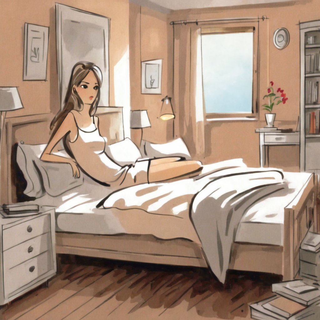 drawix23 beautiful girl in bedroom,  very detailed<lora:drawix23:1>