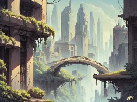 score_9, score_8_up, score_7_up, score_6_up, score_5_up, score_4_up,   <lora:m1ntfl4v0rXLP:0.9> m1ntfl4v0r, city, science fiction,