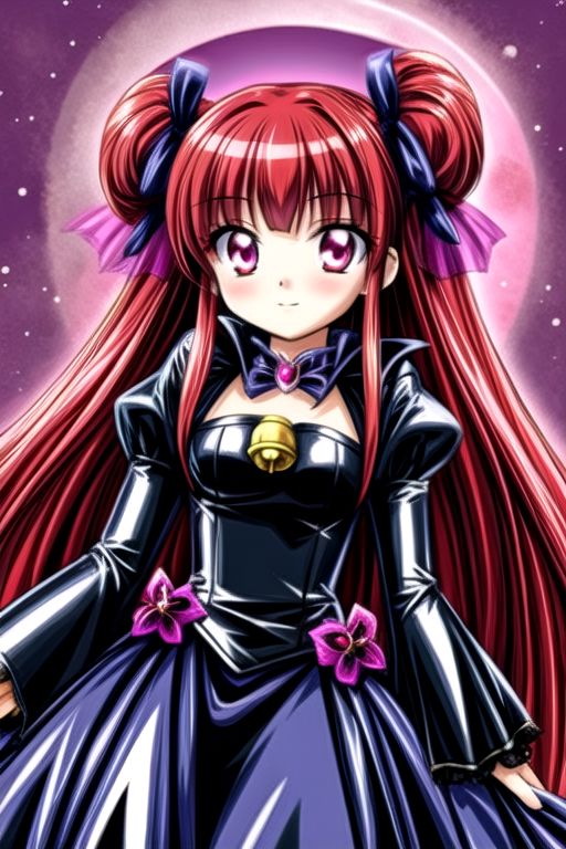 Bad_End_Precure, DarkPrecure, evil corrupted princess wearing dark pastel (ruffled:1) (gleaming latex:1) gown with (long latex vampire cloak:1.1) and (bell sleeves), soft lighting, ruffles,
(vmpr:1.1),
<lora:more_details:1>,