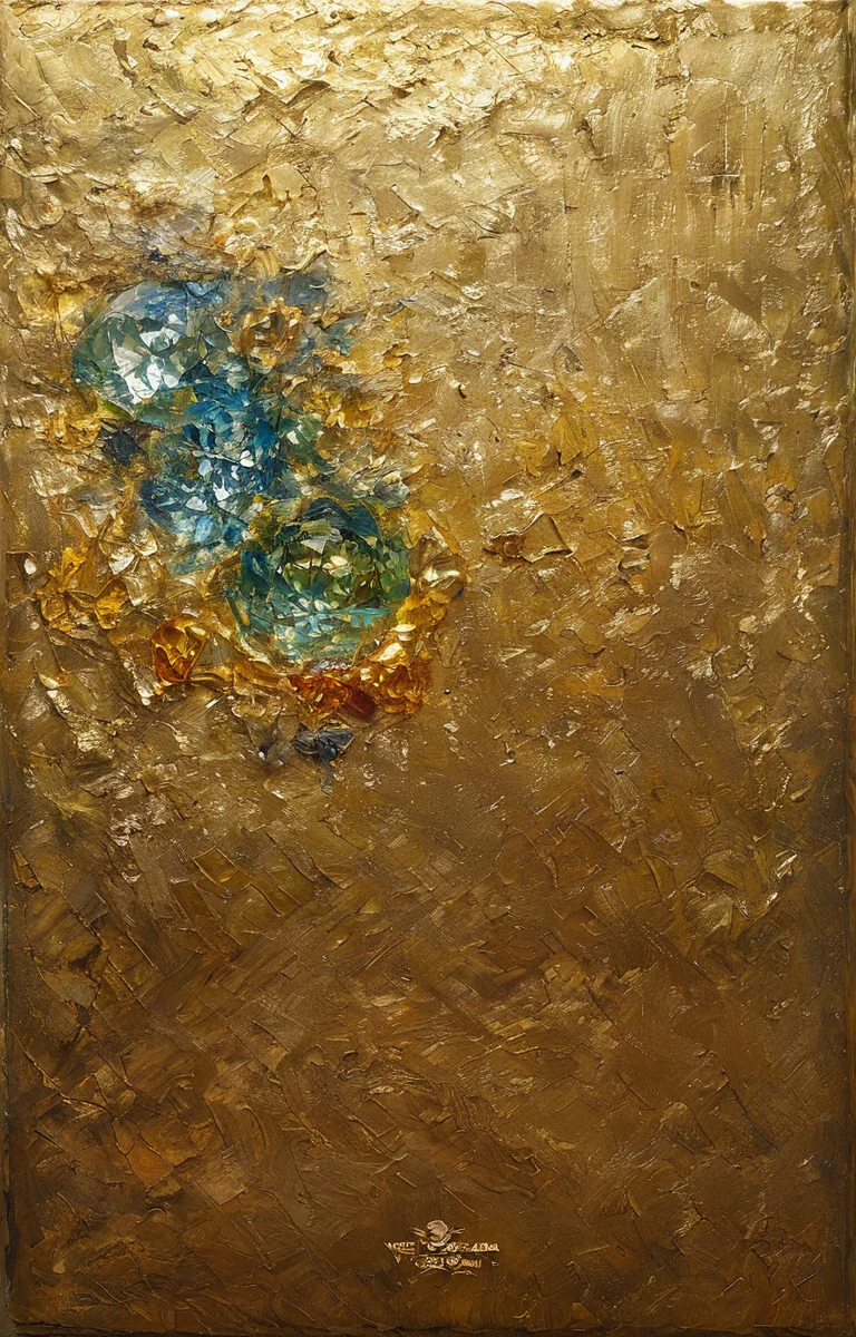 masterpiece,best quality,<lora:tbh53-sdxl:1>,illustration,Gold,jewelry,diamonds,colorful,<lora:tbh123-sdxl:0.5>,oil painting,style of Vincent van Gogh,
