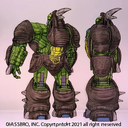 Rhinox, robot, rhino, anthro, rhinox Transformers, animation ,<lora:Transformers 86 FT:1>