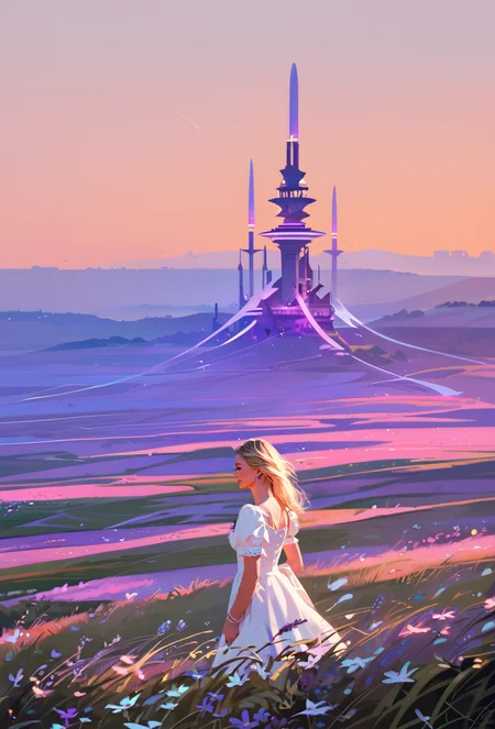 score_9, score_8_up, score_7_up, score_6_up ,(masterpiece, ultra detailed) (intricately detailed comicbook illustration),
lone girl, blonde, scenery, lavender field,
<lora:RELSM_v1:0.8>  <lora:invincible_v2:0.7> invncbl