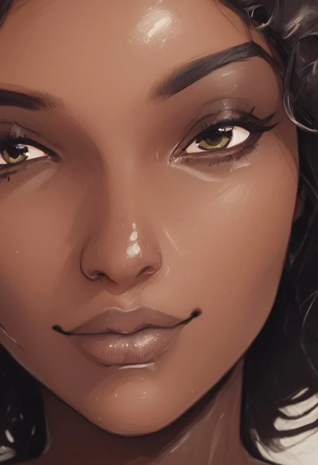 score_9, score_8_up, score_7_up, , g4n1m3, comicbookpage style,
1girl, female, , portrait, close up, , african girl, dark nipples