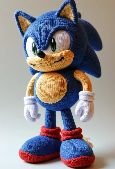 Sonic,knitted style