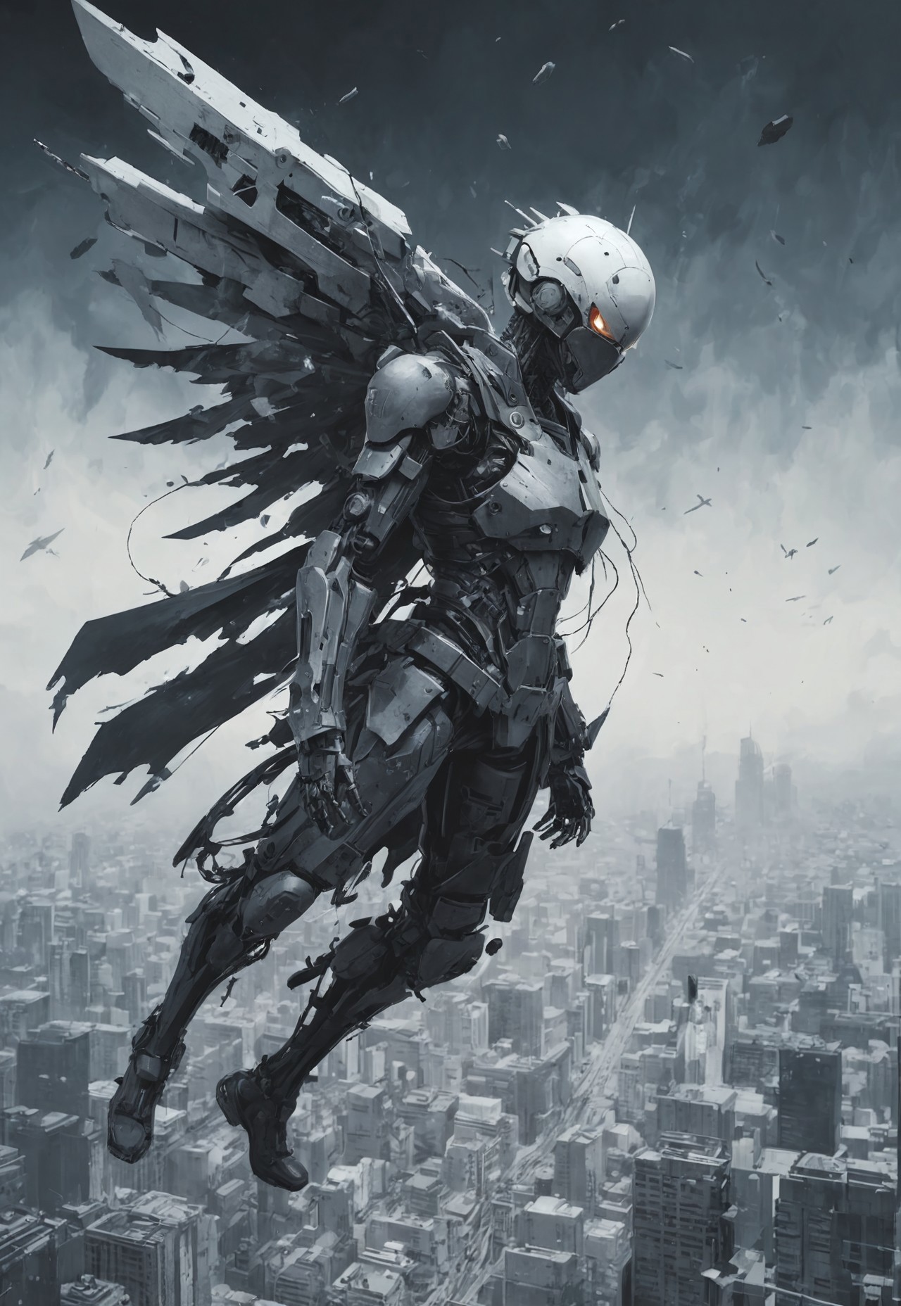 Blame! by Tsutomu Nihei cibo is flying through the air
easynegative, ng_deepnegative_v1_75t