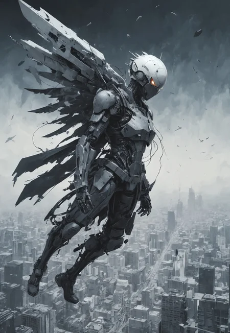Blame! by Tsutomu Nihei cibo is flying through the air
easynegative, ng_deepnegative_v1_75t
