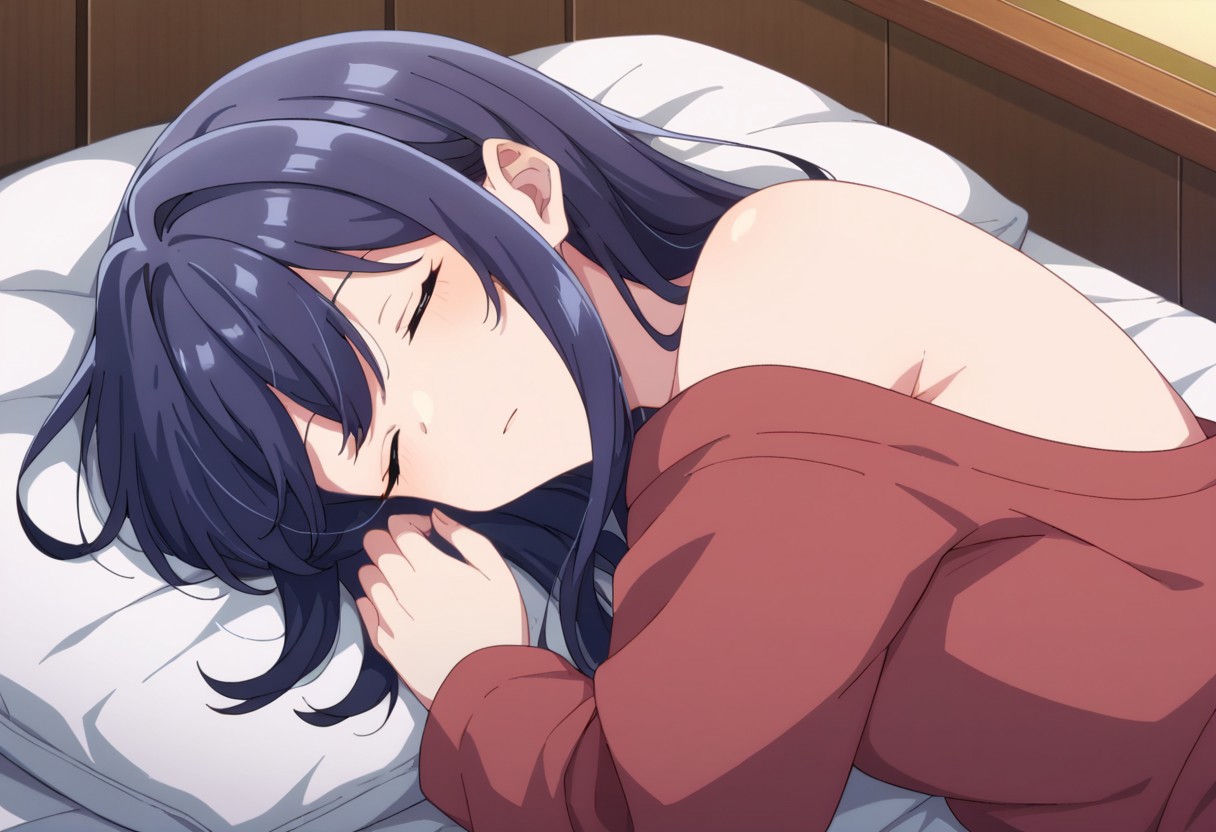 score_9, score_8, score_7, source_anime, izumi shiho, sleeping