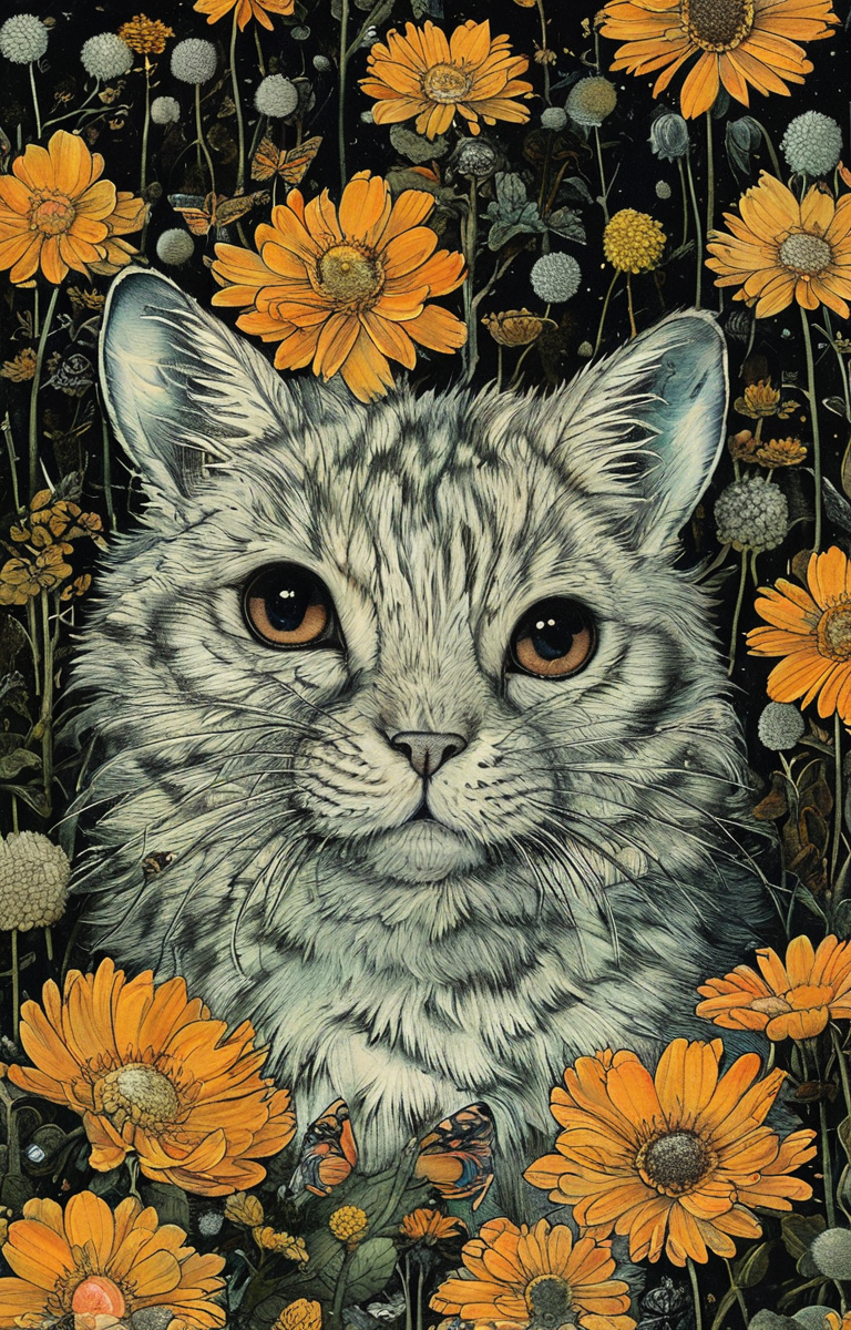 masterpiece,best quality,<lora:tbh204-sdxl:0.9>,illustration,style of Yuko Shimizu animals