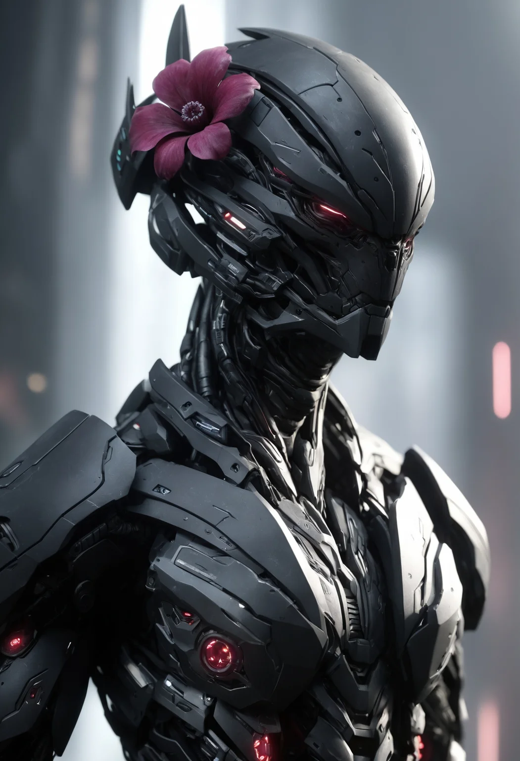 DonMU17r4G34rXL (masterpiece, best quality,detailed light), scifi, tech, generous magenta upright elliptical plant, ridged texture geniculate spine, grooved, dustyrose umbel petaloid flower, bilabiate, gamosepalous, tufted, , (highres, 4k, 8k, intricate detail, cinematic lighting, amazing quality, amazing shading, soft lighting, Detailed Illustration, wallpaper), <lora:Perfect Hands v2> <lora:SDXL\DetailedEyes_V3> <lora:myLoraXL_test\DonMU17r4G34rXL-000008:0.8>