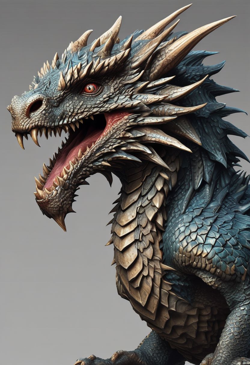Hyperrealistic dragon