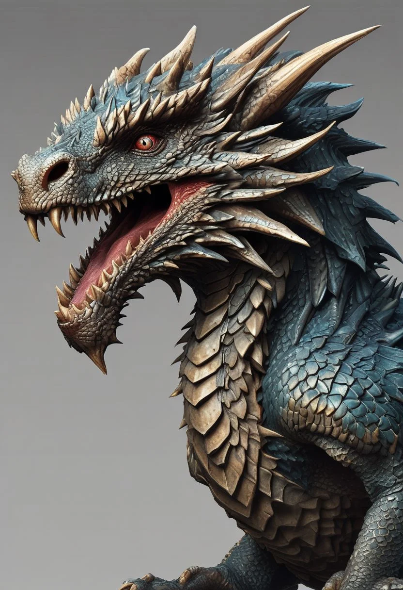 Hyperrealistic dragon