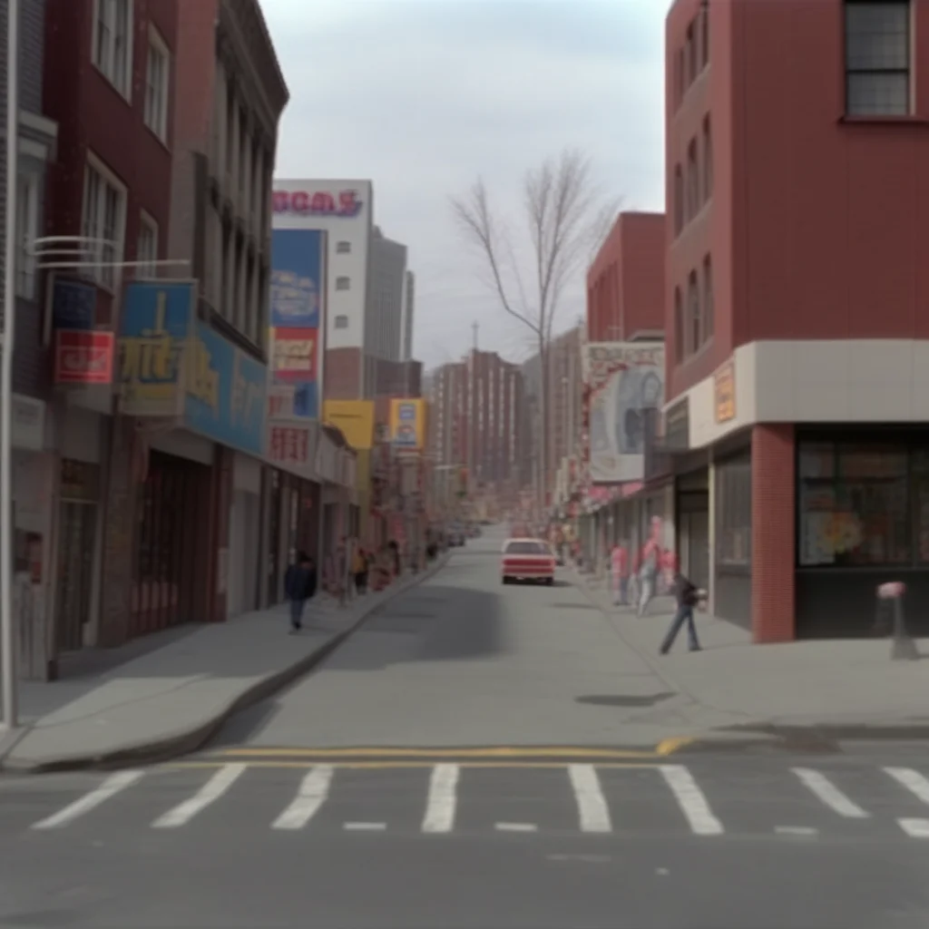 quicktake, a city street in the 1990s