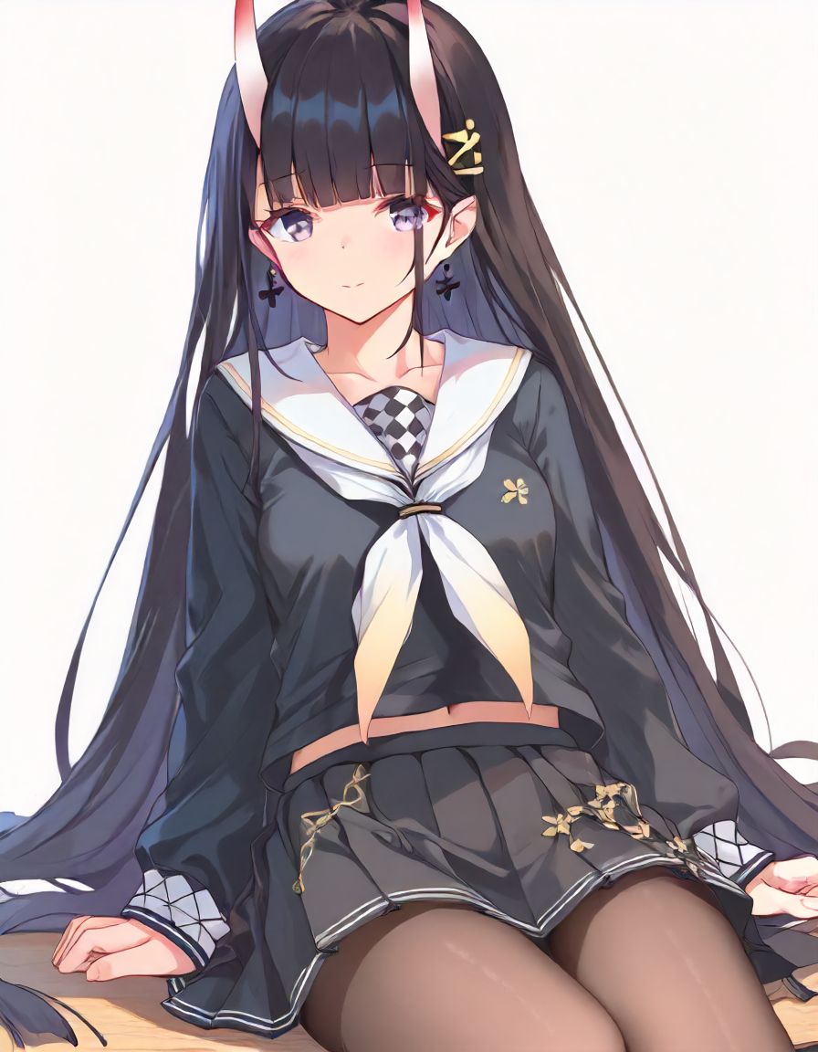 <lora:Noshiro_XL_pony_v1:1>1girl, noshiro \(azur lane\),school uniform,, BREAK score_9, score_8_up, score_7_up, BREAK source_anime, rating_explicit, best quality, masterpiece, uncensored,<lora:sdxl_lightning_4step_lora:1>(clear eyes:1.2),clear art,zPDXLpg