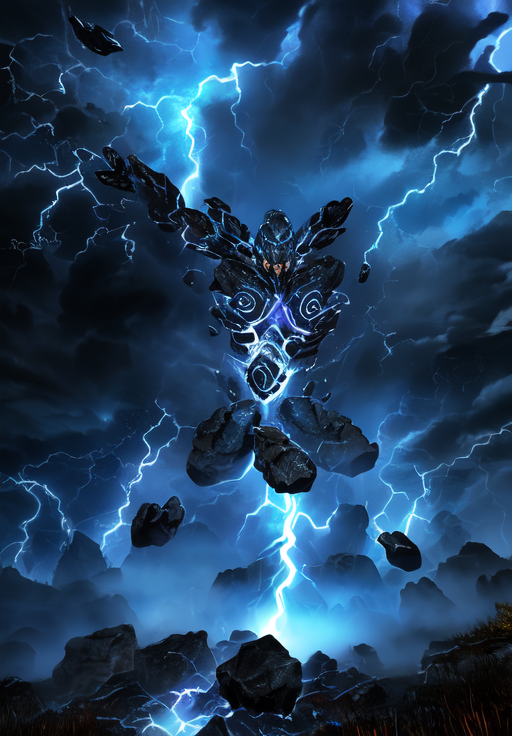 <lora:Storm_Atronach:0.8>, Storm_Atronach, thunderous wrath, electric fury, darkened skies, lightning strikes, deafening roars, torrential downpour, ominous tempest, copper skin, (magical, magnificent, masterpiece:1.3), (trending on CGSociety, trending on pixiv, contest winner:1.3)