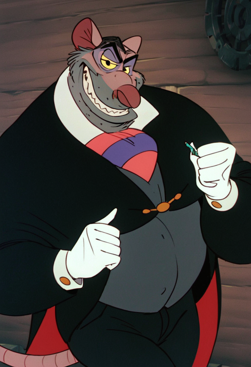 score_9, score_8_up, score_7_up, best quality, highres, furry male, furry, 1boy, solo, white gloves, teeth, smile, looking at viewer, <lora:Professor_Padraic_RatiganGreat_Mouse_Detective:1>