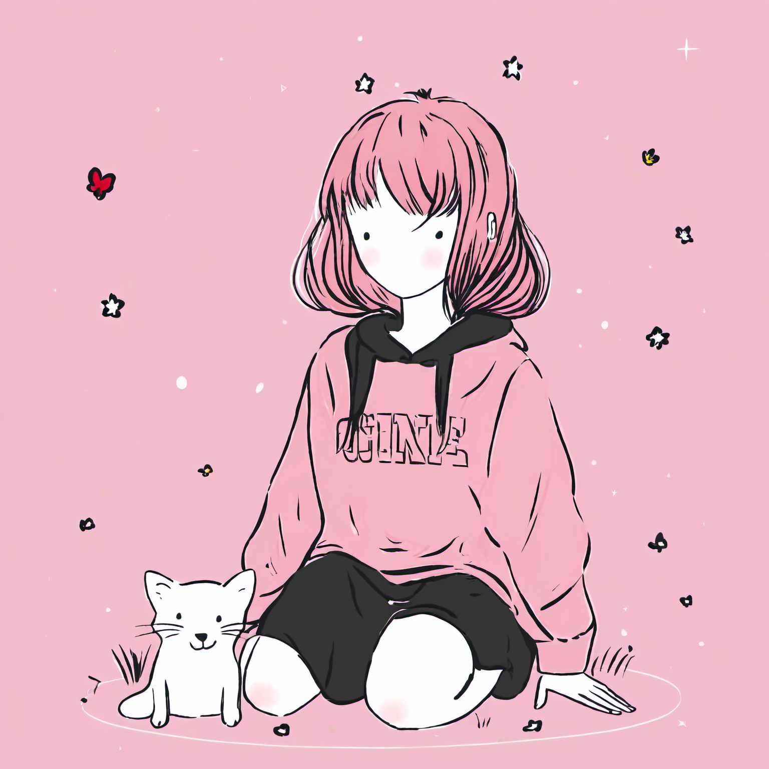<lora:little_guy_xl>,1girl,full body,pink theme,