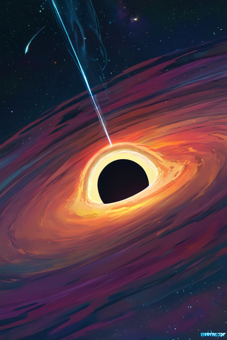 PDXL, <lora:BlackHoleV1:1>, bl4ckh0l3, space, stars, black hole, event horizon, solar system
no people