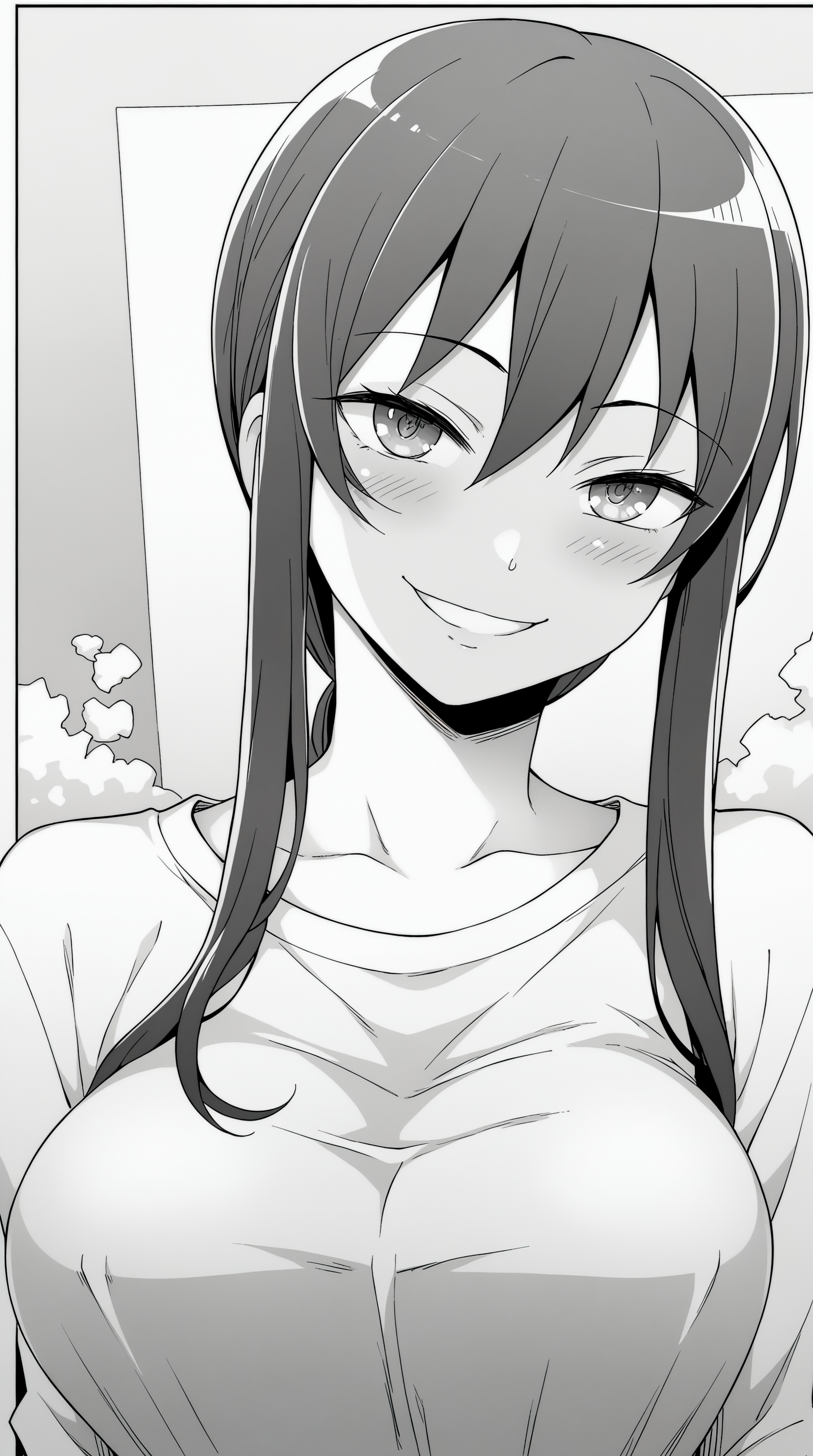 score_9, score_8_up, score_7_up, monochrome, manga_source, best background, detailed background, manga, greyscale, monochrome  Kayo Inoue, looking at viewer, smile, horny, naughty  <lora:JN_Kayo_Inoue_Pony:0.8>