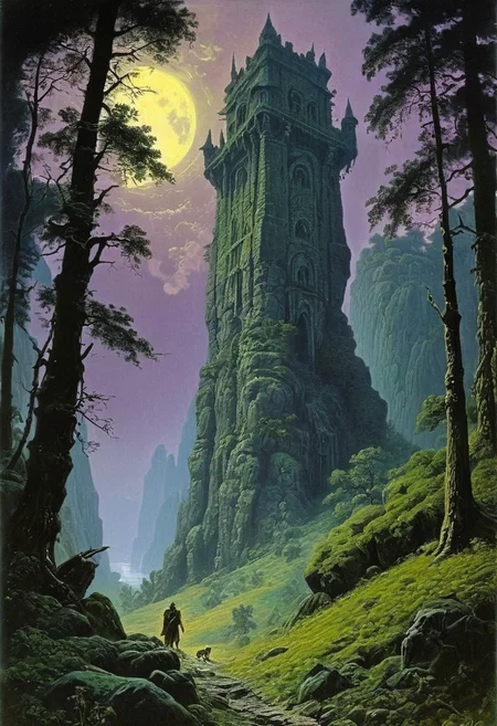 style of Ted Nasmith, score_9, score_8_up, score_8_up, ng_deepnegative_v1_75t, photo, realistic,
Oil painting, by Jean-Franois Millet, by Gustave Courbet, by Jules Breton, traditional media, oil painting, famous artwork by (karl kopinski:1.2), fantasy style,
Ashenvale: A panoramic view of Ashenvale's dense, mystical forest, with Night Elves patrolling the verdant pathways. Ancient trees tower over serene moonwells, their roots entwined with the land's magic, the distant howl of wolves echoing through the foliage.,
in the style of a frank frazetta oil painting mixed with world of warcraft
dark fantasy, masterpiece, highly detailed, ever quest, old school rpg,
<lora:add-detail-xl:2>,
, masterpiece, PYS-XL,